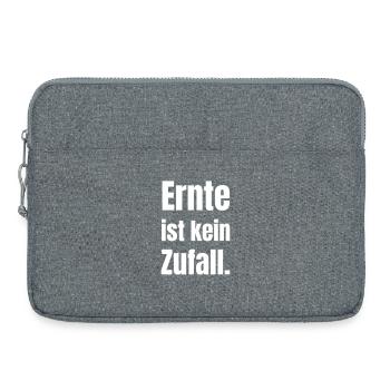 La récolte n’est pas un hasard - Sacoche pour ordinateur portable 15 pouces - gris chiné - Devant