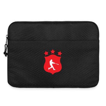 Baseball - Sport - Sacoche pour ordinateur portable 15 pouces - noir - Devant