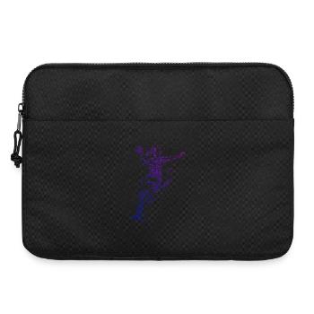 Motif emblématique du handball pour femmes - Sacoche pour ordinateur portable 15 pouces - noir - Devant