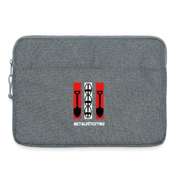 Détection des métaux - Sacoche pour ordinateur portable 15 pouces - gris chiné - Devant