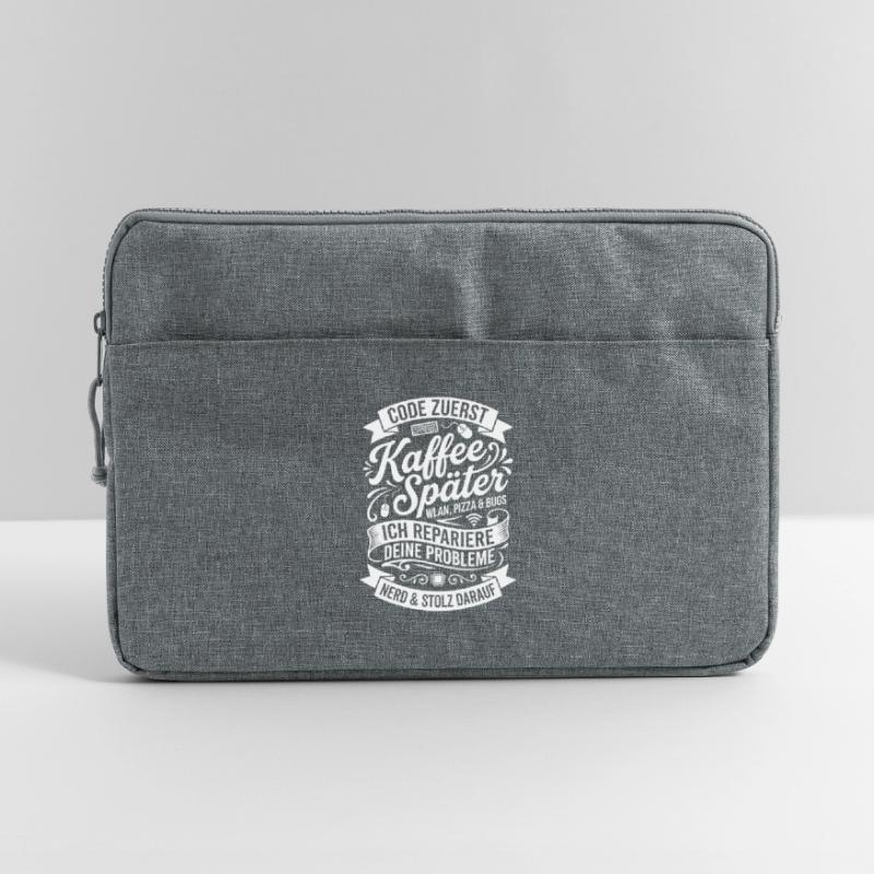 Code First Coffee Later Laptop bag 15"