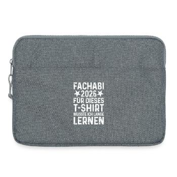 Fachabi 2026 T-Shirt Saying Long Learning Graduation - Laptop bag 15" - heather grey - Front