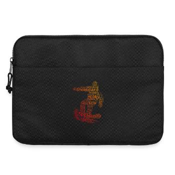 Purist Snowboard Theme - Laptop bag 15" - black - Front