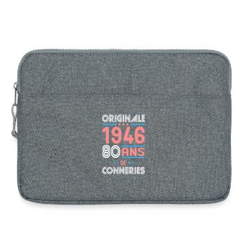 Original – 1946 – 80 Jahre - Laptoptasche 15" - Grau meliert - Vorne