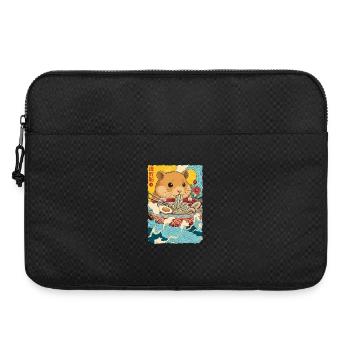 Hamster Ramen Nouilles, Art japonais Anime - Sacoche pour ordinateur portable 15 pouces - noir - Devant