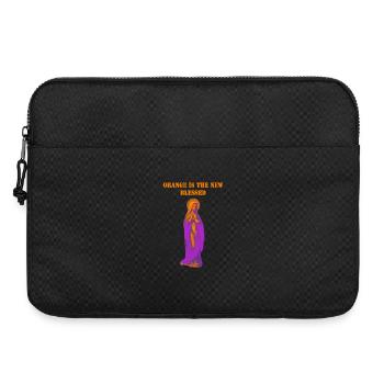 Orange Is The New Sacred Virgin Mary - Laptop bag 15" - black - Front