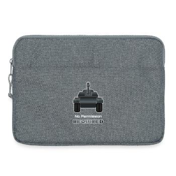 Tank Army - Military SymbolTee - Laptop bag 15" - heather grey - Front