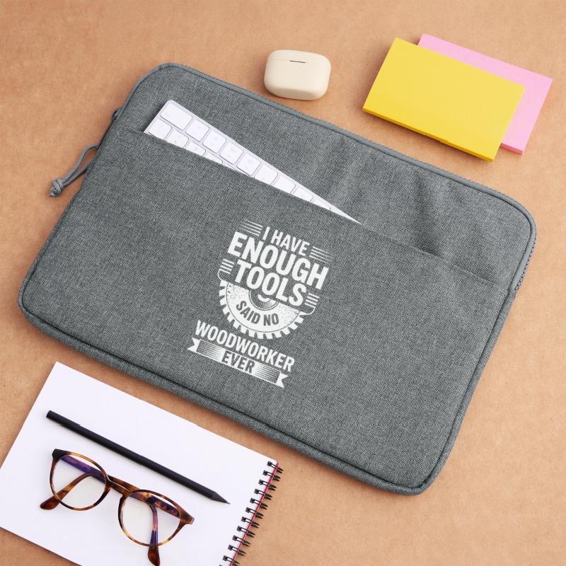 Never Enough Tools Woodworker Joke Laptop bag 15"
