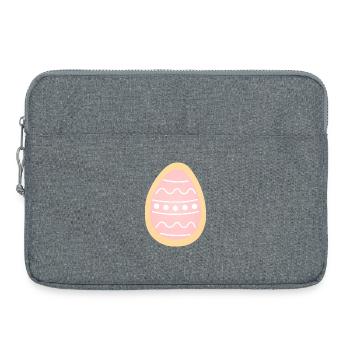 Pastell-Ostereier-Keks - Laptoptasche 15" - Grau meliert - Vorne