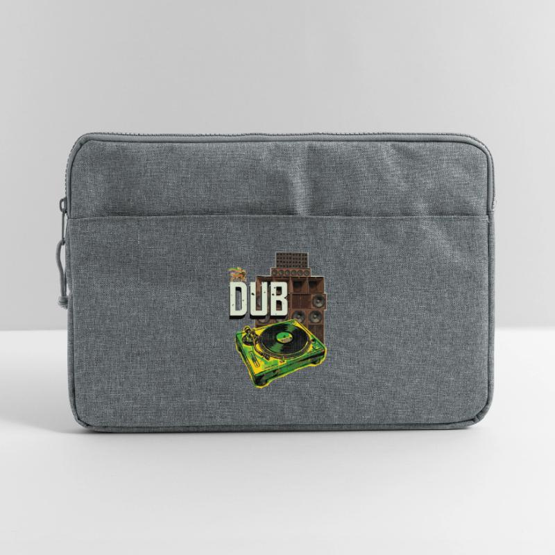 Dub Reggae Soundsystem Turntable Laptop bag 15"