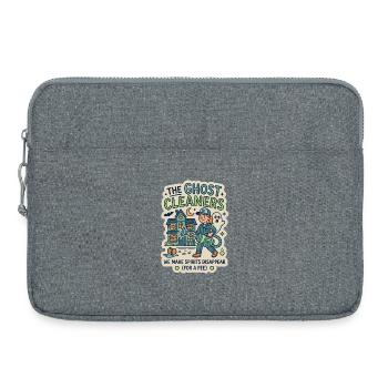 Ghost Cleaner Ghost Hunter Humor - Laptop bag 15" - heather grey - Front
