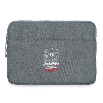Horror Filme Nacht Leidenschaft Design - Laptoptasche 15" - Grau meliert - Vorne