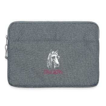 Stallchefin - Laptoptasche 15" - Grau meliert - Vorne