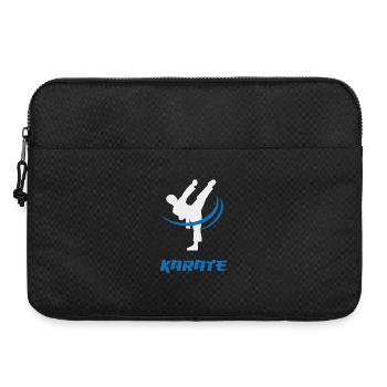 Ideal für MMA-Fans. Karate High Kick - Laptoptasche 15" - Schwarz - Vorne