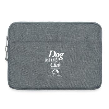 Club des mamans de chiens - Sacoche pour ordinateur portable 15 pouces - gris chiné - Devant