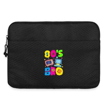 Retro Back to the 80s Vintage Design - Laptoptasche 15" - Schwarz - Vorne