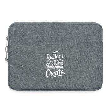 Study Reflect Create Book Botanicals - Laptop bag 15" - heather grey - Front