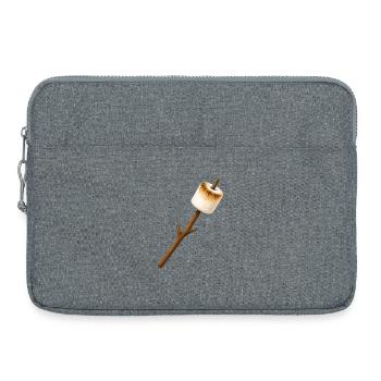 Guimauve rôtie sur un bâton - Sacoche pour ordinateur portable 15 pouces - gris chiné - Devant
