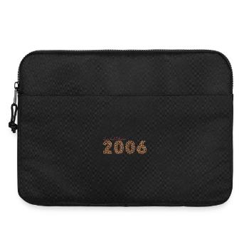 Jahrgang 2006, Geburtstagsgeschenk, Geschenk Frau - Laptoptasche 15" - Schwarz - Vorne