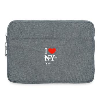 I love Kiel - I love Kiel - Laptop bag 15" - heather grey - Front