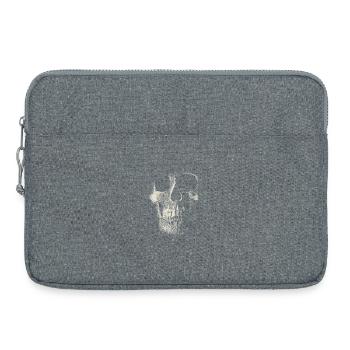 Skull - Sacoche pour ordinateur portable 15 pouces - gris chiné - Devant