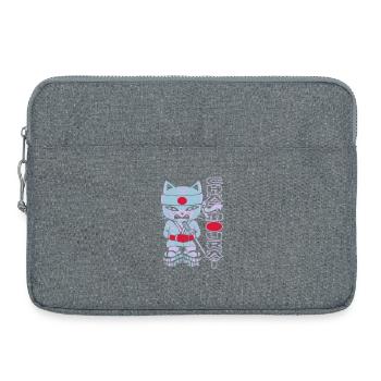 Chat mouraï flex - Laptoptasche 15" - Grau meliert - Vorne