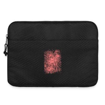 Pink Spark Jump Fireworks Print - Laptop bag 15" - black - Front