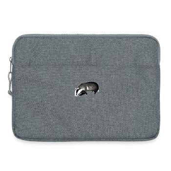 Badger - Laptop bag 15" - heather grey - Front
