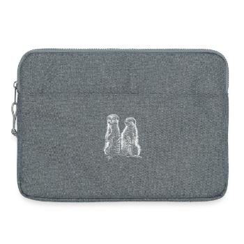Meerkats - Sacoche pour ordinateur portable 15 pouces - gris chiné - Devant