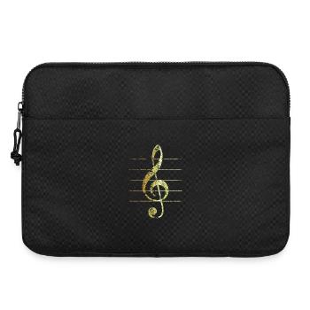 G-Clef - Treble Clef (Ancient Gold) - Laptop bag 15" - black - Front