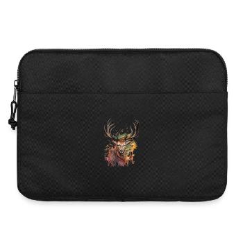 Dessins de cerfs - Sacoche pour ordinateur portable 15 pouces - noir - Devant