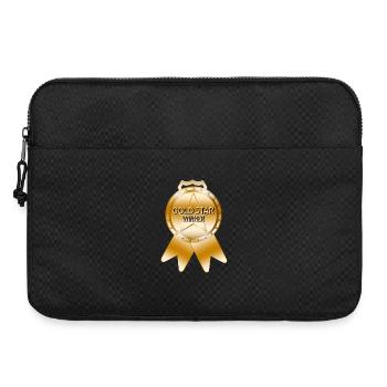 Gold Star Gewinner-Medaille - Laptoptasche 15" - Schwarz - Vorne