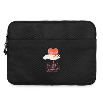 Lutte contre le cancer - Sacoche pour ordinateur portable 15 pouces - noir - Devant