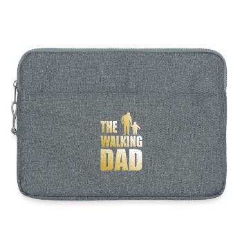 The Walking Dad - Laptop bag 15" - heather grey - Front