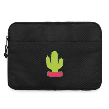 Cactus, Cactus, Plantes Succulentes, Plante - Sacoche pour ordinateur portable 15 pouces - noir - Devant