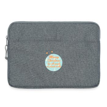 Christmas greetings for global celebrations - Laptop bag 15" - heather grey - Front
