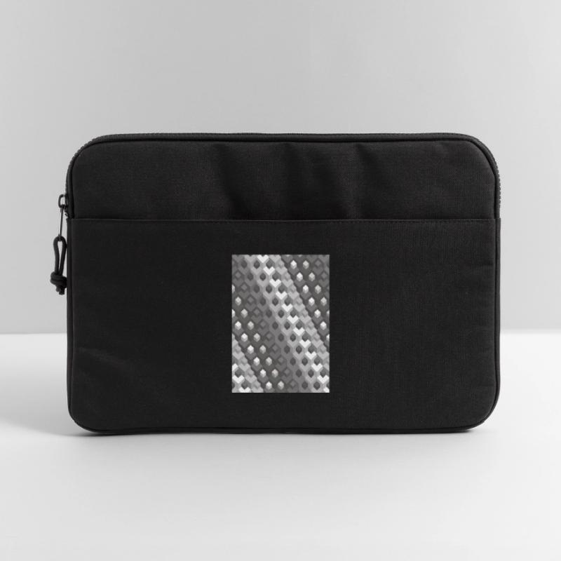 Grayscale gradient Turn right Laptop bag 15"