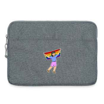 Parade Right-wing Gay Rainbow Flag Lgbt - Laptop bag 15" - heather grey - Front