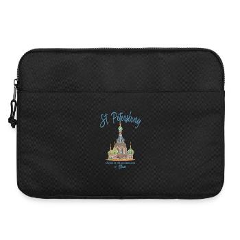 St. Petersburg, Russia, Church of the Savior on Spilled Blood - Laptop bag 15" - black - Front