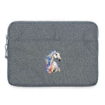 Arabe - Sacoche pour ordinateur portable 15 pouces - gris chiné - Devant