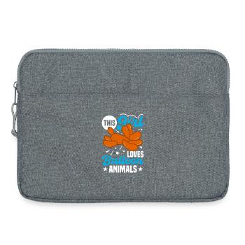 Ballon Twisting Design - Laptoptasche 15" - Grau meliert - Vorne
