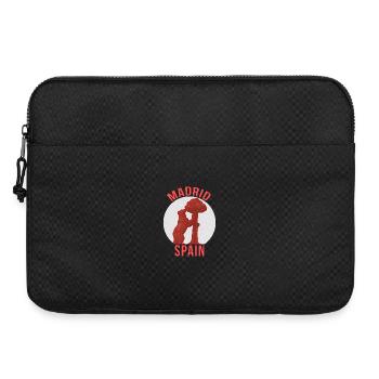 Madrid, Spanien - Laptoptasche 15" - Schwarz - Vorne