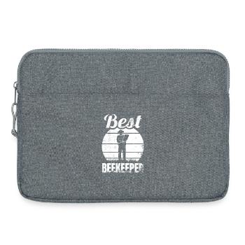 Lustiger Imker - Laptoptasche 15" - Grau meliert - Vorne