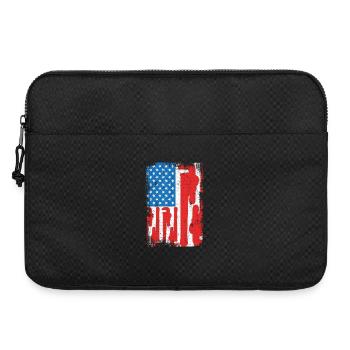 Installer USA Flag - Laptop bag 15" - black - Front