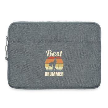Bester Trommler - Laptoptasche 15" - Grau meliert - Vorne