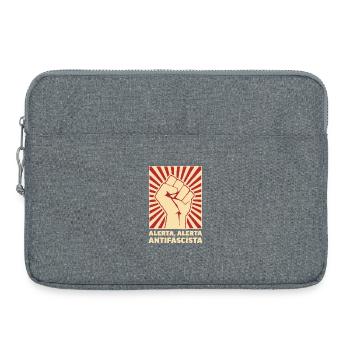 Alerta Alerta Antifascista AFA Antifa 161 - Laptop bag 15" - heather grey - Front