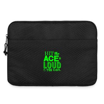 Frappez l’As aussi fort que vous le pouvez néon Tennis Design - Sacoche pour ordinateur portable 15 pouces - noir - Devant