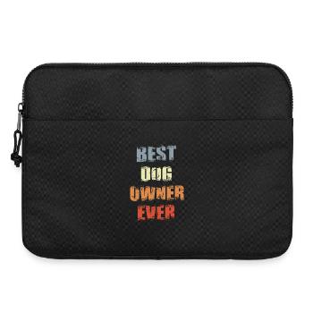Best Dog Owner Ever - Laptop bag 15" - black - Front