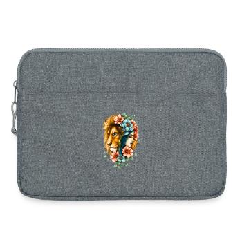 Wonderful woman whose long hair - Laptop bag 15" - heather grey - Front