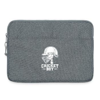 Jungen Cricket - Laptoptasche 15" - Grau meliert - Vorne